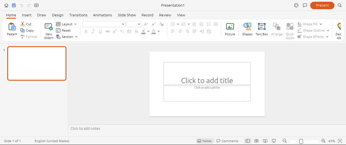 pdfcraft deckcraft browser workspace ready for a presentation